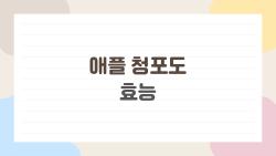 애플 청포도 효능, 아삭함에 숨겨진 놀라운 피로 회복 비밀