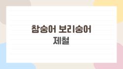 참숭어 보리숭어 제철, 겨울vs봄 싸움 끝에 나온 승자 공개