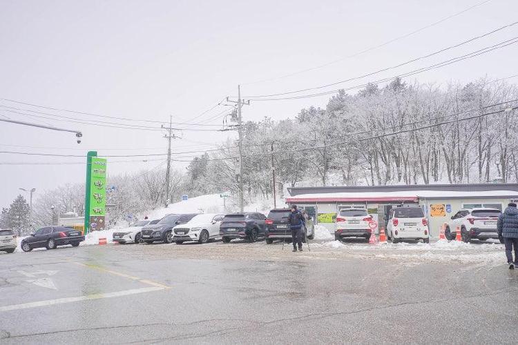 함백산 만항재 주차장