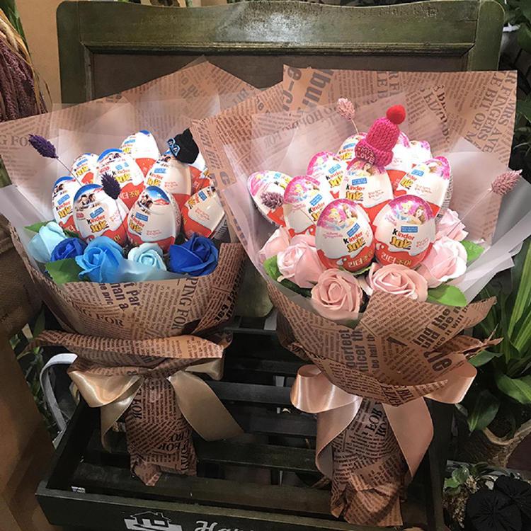 유치원 졸업 꽃다발 킨더조이