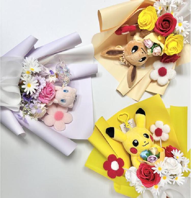 유치원 졸업 꽃다발 포켓몬