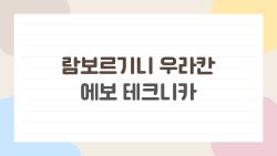 람보르기니 우라칸 에보 테크니카, 평범한 주말에 갈 수 있는 진짜 슈퍼카일까