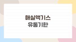 매실액기스 유통기한, 10년 돼도 먹을 수 있을까?