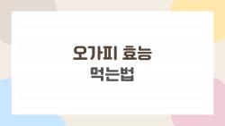 오가피 효능 먹는법, 피로 싹 가시는 충격적인 진실