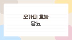 오가피 효능 당뇨, 혈당 20 내려간 내 경험 공개